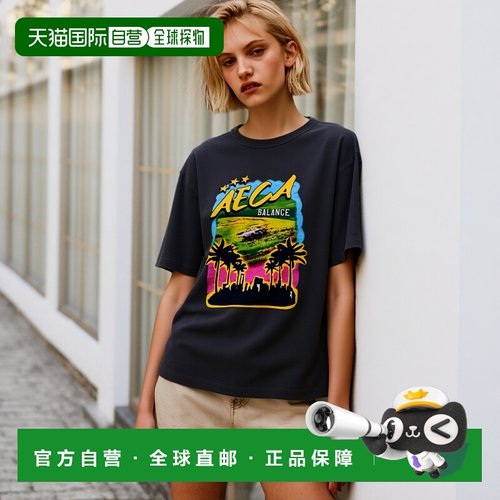 韩国直邮AECA WHITE 公用T恤AWCMSSBDTTSOV019C0BE RIDE AND BEAC