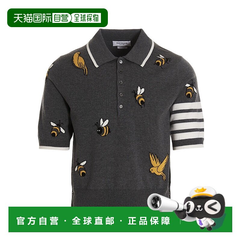1h可退 香港直邮thom browne 男士 Polo衫短袖
