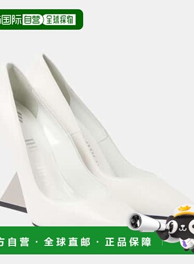 1h可退 香港直邮潮奢 The Attico 女士 Cheope 皮质浅口鞋女鞋