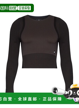 日潮跑腿ON昂跑 女款 Studio Knit Long-T恤紧身短款 1wf1026长袖