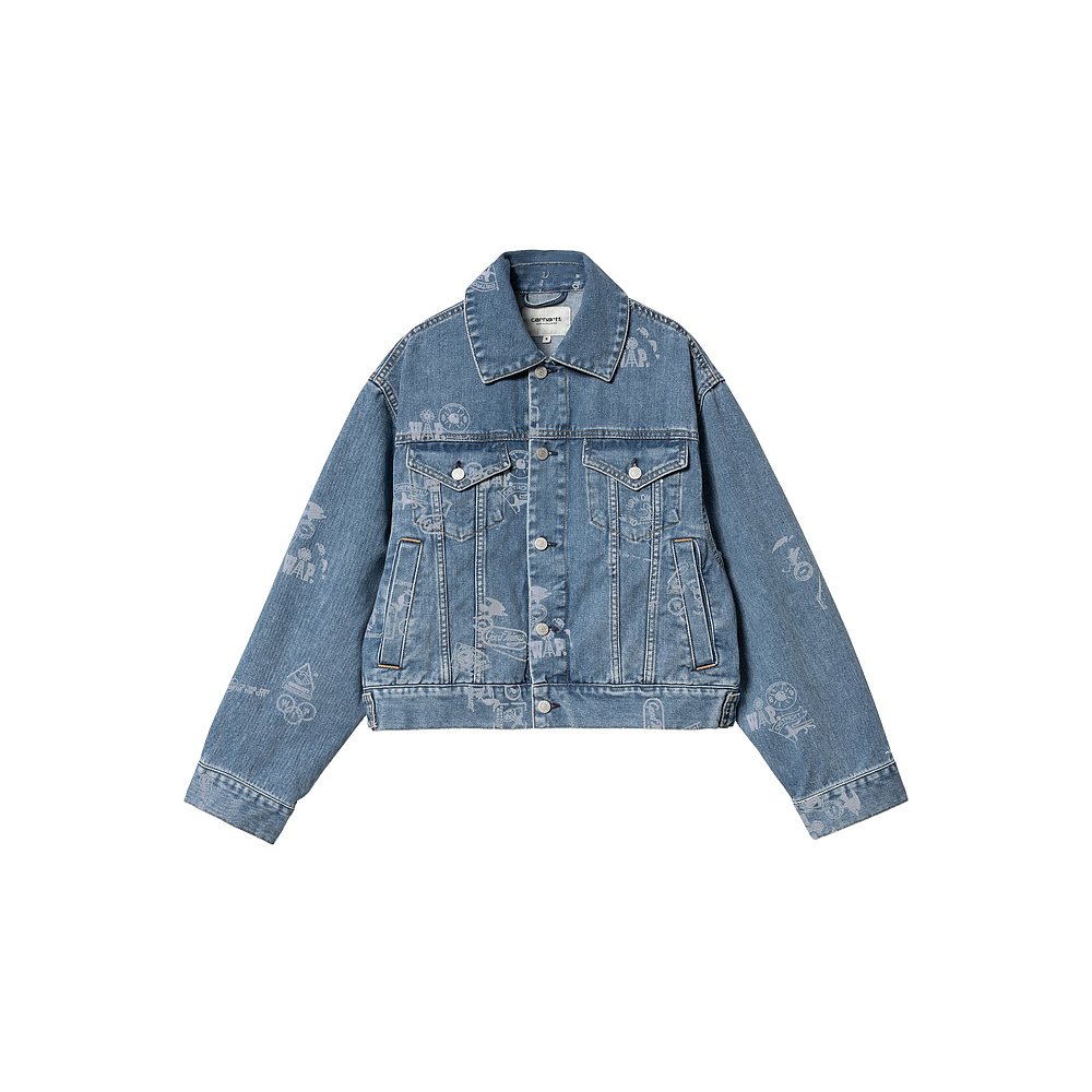 CARHARTT WIP 女士夹克 I0337442LN35 AW2024 蓝色
