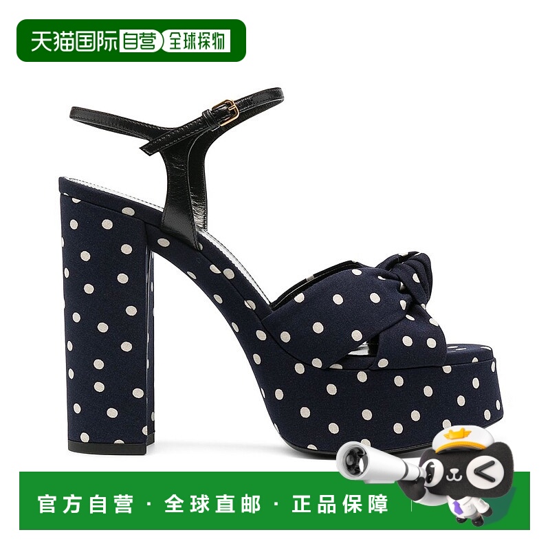 1h可退 香港直邮SAINT LAURENT 女士高跟鞋 62011814T10POLKADOTB