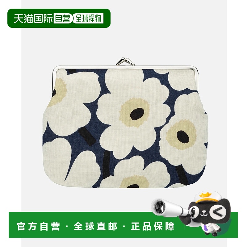1h可退 日本直邮marimekko 女装 Mini Unikko 花朵图案半开拉链零