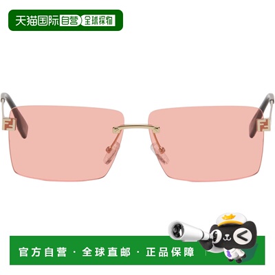 香港直邮Fendi 芬迪 男士 金色 Sky 太阳镜 FE40165U6032S8401268