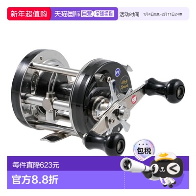 日本直邮Abu Garcia AMB Ambassador 6501C 工厂调校黑色左手卷轴