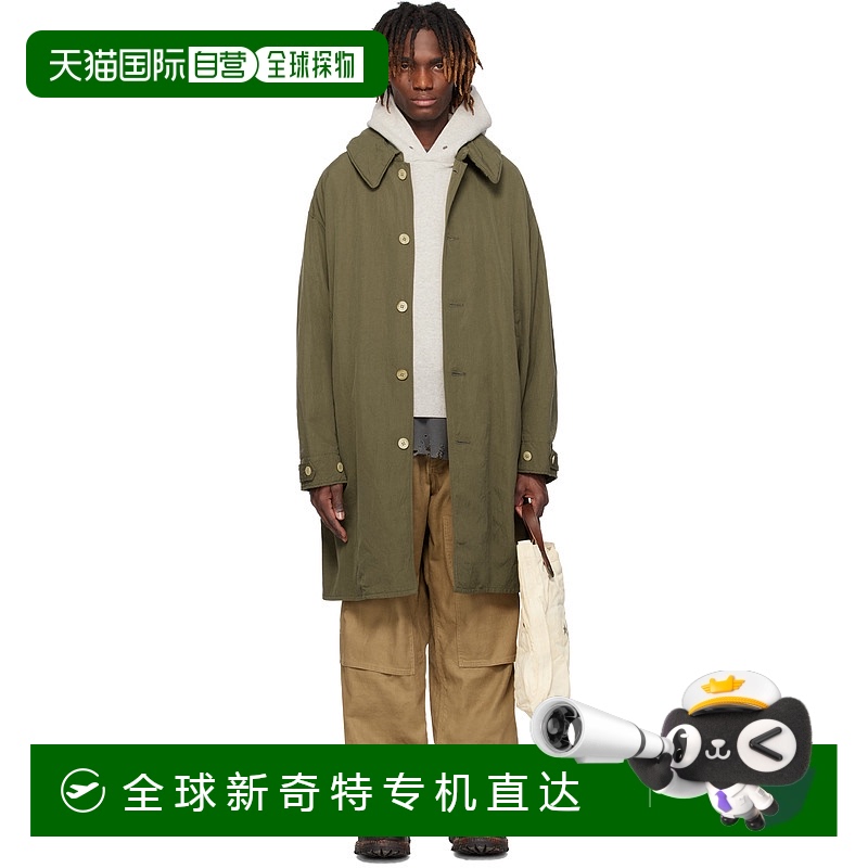 香港直邮Visvim 维斯维木 男士 卡其色 Balmat 派克大衣 01251050