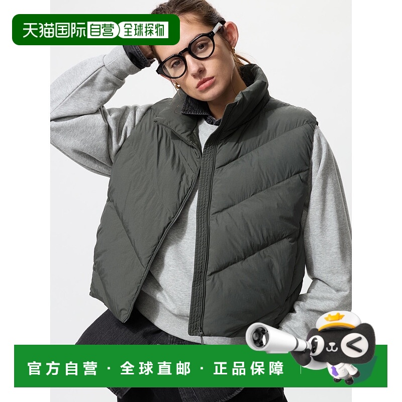 日潮跑腿UNIQLO优衣库 Puff Tech 短款棉背心 479210