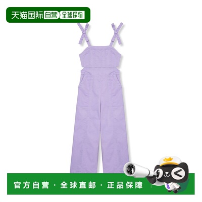 自营 Habitual Wide Leg Cutout Overall - purple 美国奥莱直发