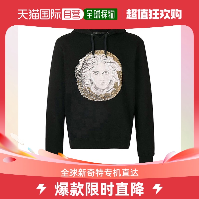 香港直邮versace范思哲黑色男士卫衣A80434A226514A008款式新颖