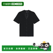 香港直邮Represent 男士 蕾丝针织衬衫 1h可退 MLM30401 black黑