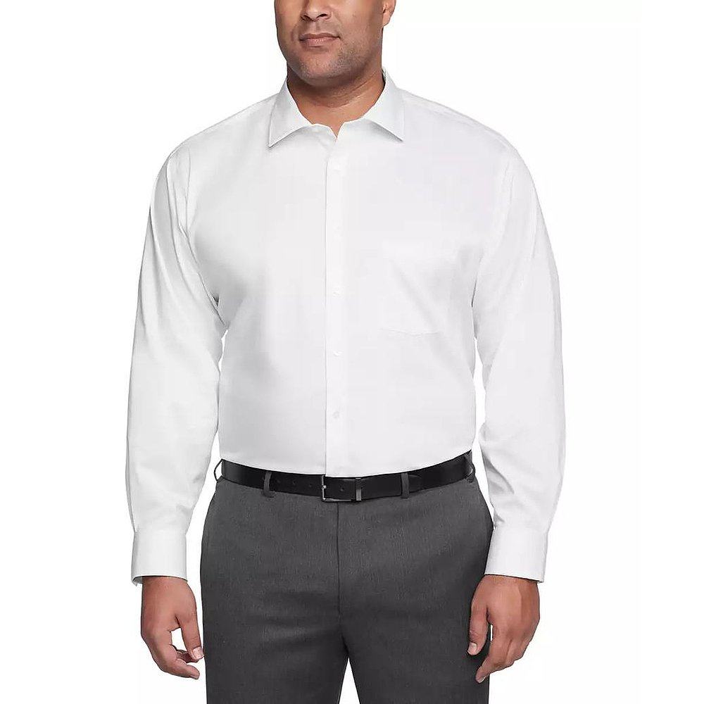 Van Heusen|男士大号纯色正装衬衫