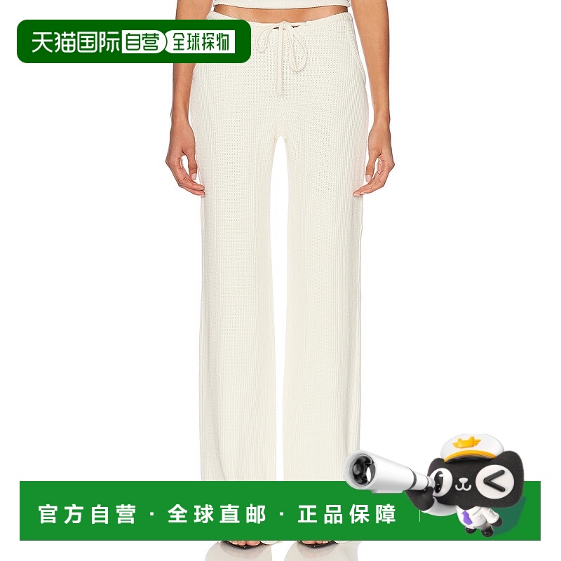 1h可退 香港直邮潮奢 AYA MUSE 女士 针织抽绳裤子 AMSS25116