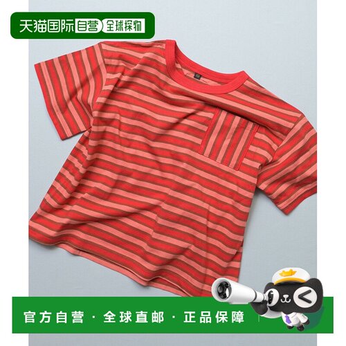 亲子装 2026SS 色织衬衫领口袋短袖T恤 童装 男童女童婴儿上衣 80