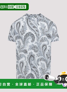 1h可退 香港直邮ETRO 男士T恤 MRMA0002AK999X0830 AW2025 灰色 T