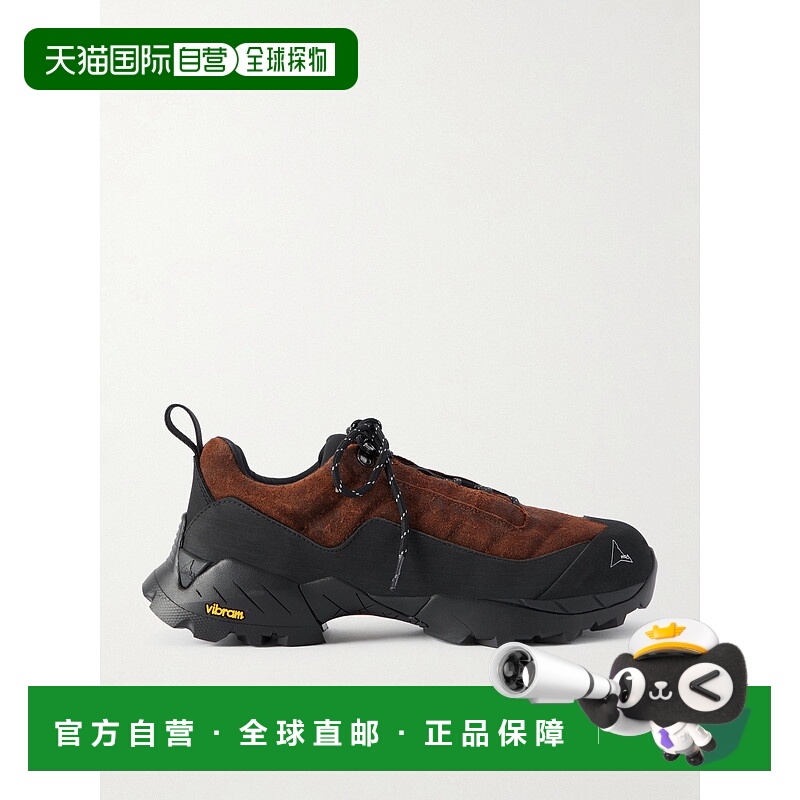 香港直邮Roa 男士 Katharina 橡胶皮革边磨面绒面革远足运动鞋 NB