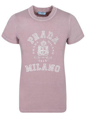 PRADA 女士T恤 3557B16XSF0203 SS2025 紫色 T-SHIRT