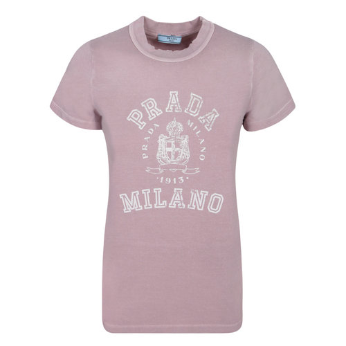 PRADA 女士T恤 3557B16XSF0203 SS2025 紫色 T-SHIRT