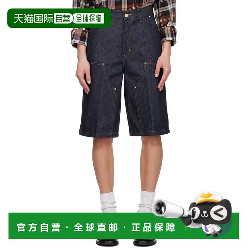 1h可退 香港直邮CARHARTT WIP 女士 蓝色 Nixon Double Knee 牛仔