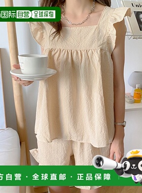 日本直邮VitaFelice 格纹睡衣套装 V04517EW04081 睡衣套装礼物