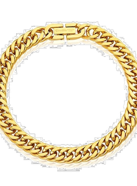 自营 Crucible Los Angeles Men's 8mm Wide Stainless Steel 8mm