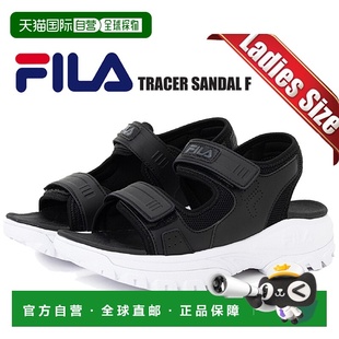 日本直邮FILA TRACER SANDAL F/白色 wss24003-014 女式腰带黑色