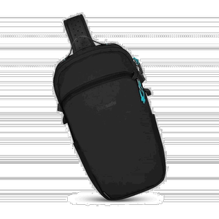 香港直邮Pacsafe男女同款斜背包百搭休闲日常防盗设计黑色41103