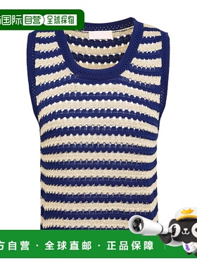 1h可退 香港直邮潮奢 Liu Jo 女士 无袖毛衣 blue蓝色 舒适时尚