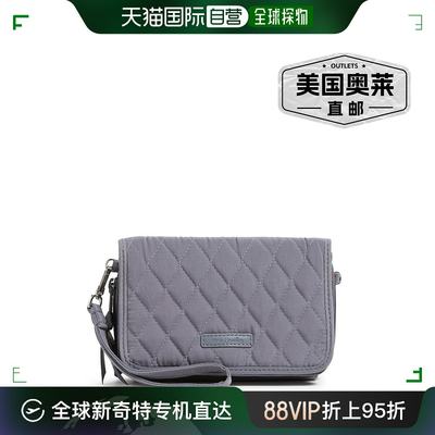 Vera Bradley 细纤维 RFID 三合一斜挎包 - 碳灰色 【美国奥莱】