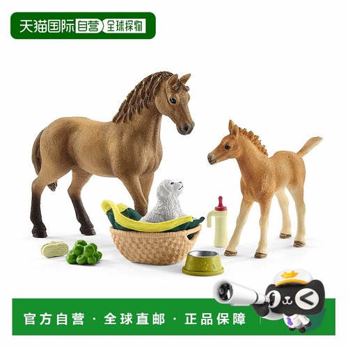 【日本直邮】思乐  Horse Club 夸特马和小动物护理套装 42432