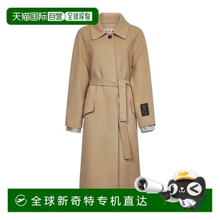 AW2025 1h可退 香港直邮MARNI 女士大衣 CPMA0260KUUTWA2100W26