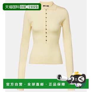 羊毛Polo毛衣 1h可退 女士 Jacquemus yellow黄色 香港直邮潮奢