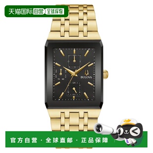 自营Bulova Men's Dante Black Dial Watch - black 美国奥莱直发