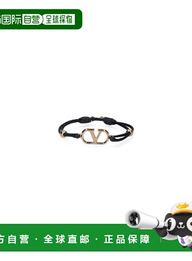 1h可退 香港直邮valentino 华伦天奴 女士 黑色聚酯手链 8W2J0X85