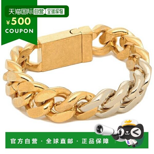 日本直邮Saint Laurent Paris 手镯  金色 男士 SAINT LAURENT PA