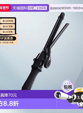 日本直邮SALONIA 19mm卷发棒快速加热自动关机陶瓷涂层专业造型