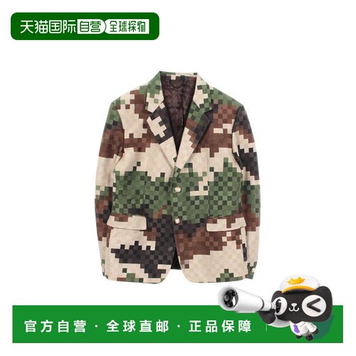 日本直邮中古LV路易威登男A级95新tailored jacket修身夹克帆布外