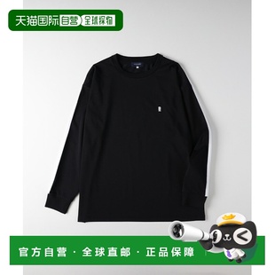 男装 NUMBER 袖 线设计长袖 柔软纯棉舒适 1h可退 T恤 日本直邮BACK