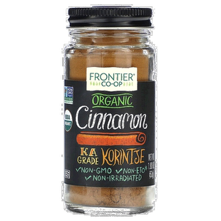 香港直邮Frontier Co-op有机肉桂1.9 盎司53 克肉桂粉厨房食用