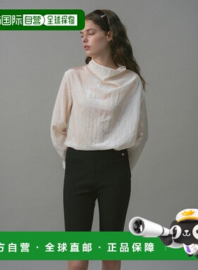 韩国直邮ANEDIT 女士女装休闲裤AN24FB3002 U Capri pants_Black