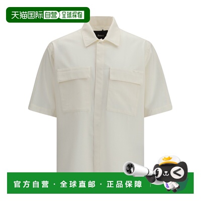 香港直邮HERNO 男士衬衫 CM00014UL128471100 SS2026 白色 短袖衬
