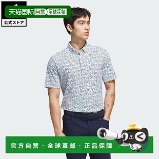 adidas 性能Polo衫 高尔夫Ultimate365 Argyle男士 Micro 日本直邮