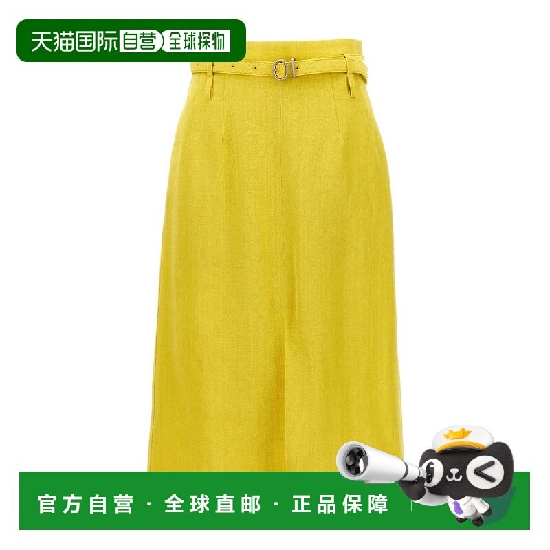 香港直邮Jil Sander 腰带环半身裙 J02MA0177J65005