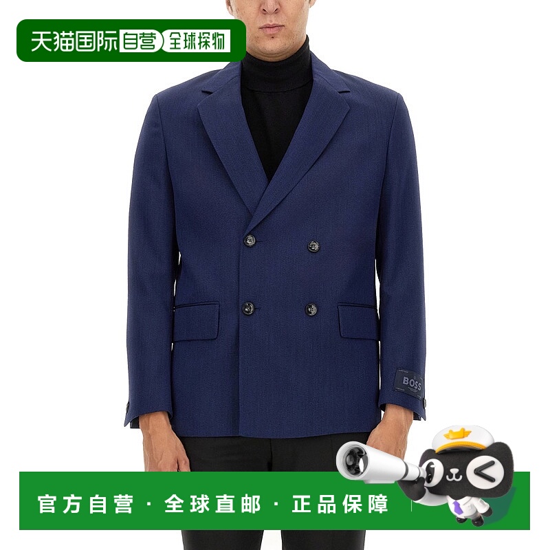 1h可退 欧洲直邮hugo boss 男士 夹克衫外套长袖男装