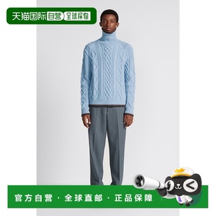 香港直邮Dior 413M630AT732迪奥半高领 羊毛和山羊绒针织毛衣