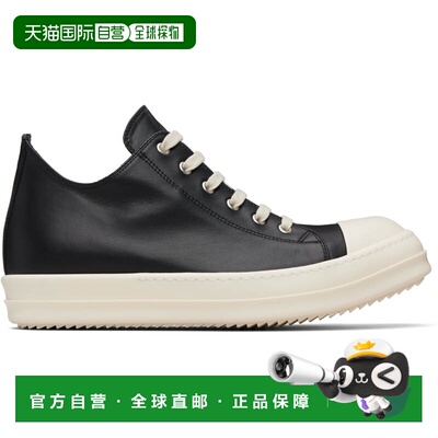 1h可退 香港直邮rick owens 瑞克 欧文斯 男士 黑色 Temple Low S