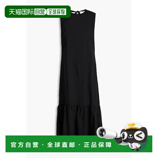 1h可退 香港直邮THEORY 希尔瑞 女士 剪口羊毛混纺中长连衣裙 P04