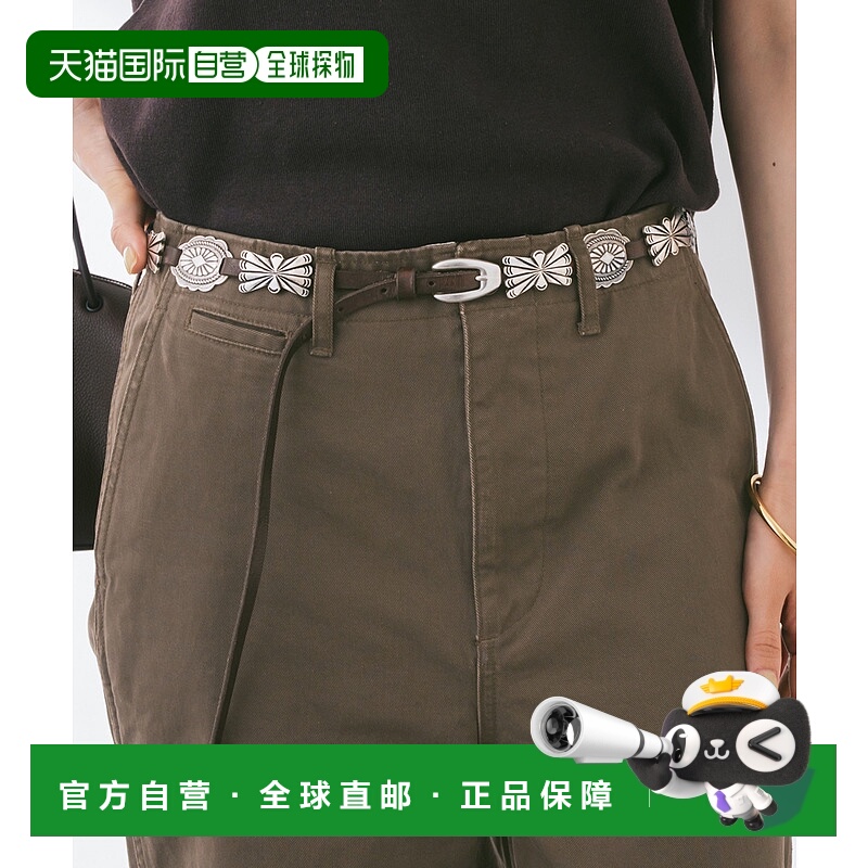 1h可退 日本直邮PUNTOVITA 女士 宽版扣饰 皮带 设计感升级搭配 2