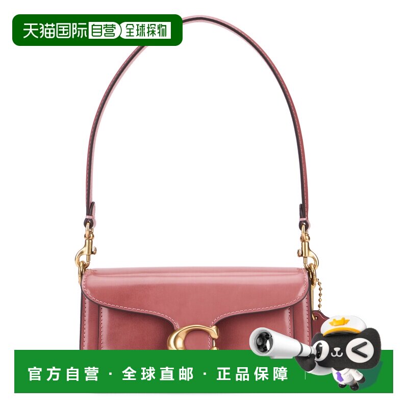 香港直邮COACH 女士斜挎包 CW632B4PY SS2026 粉红色 Bosa on sho - 实物图