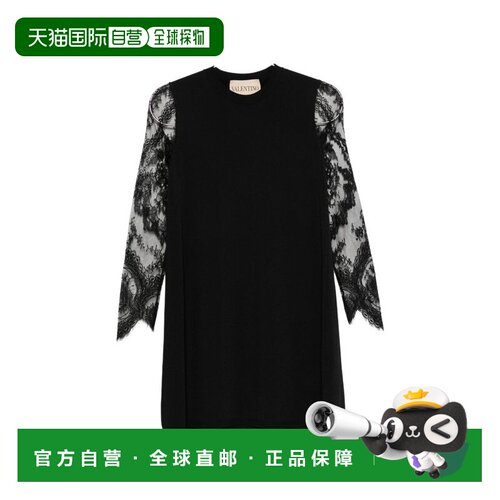 香港直邮VALENTINO 女士连衣裙 BKD15WAC30NO AW2026 黑色