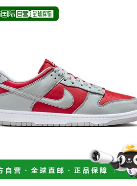 自营MENS NIKE DUNK LOW VARSITY RED/SILVER_FQ6965-600 - grey